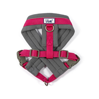Ancol Viva Nylon Padded Harness Pink Small 36-42cm